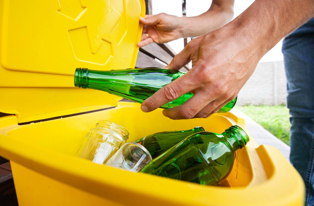 como reciclar el vidrio en casa